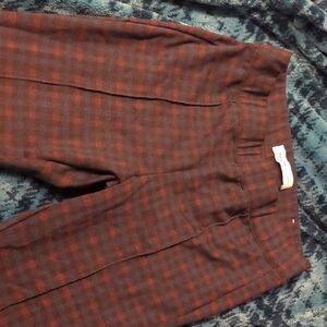 Old Navy Plaid Pants - Red and Black